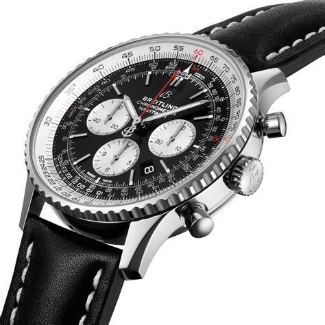 breitling navitimer schwarzes ziffernblatt|breitling navitimer b01 46.